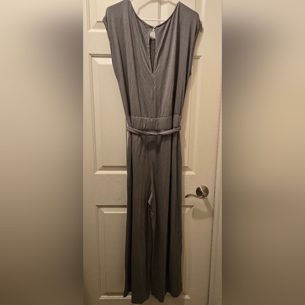 Loft Gray Jumpsuit Size Large - Picture 4 of 5